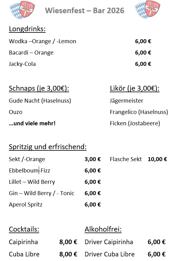 Musikverein Gailbach - Wiesenfest Gailbach - Bar
