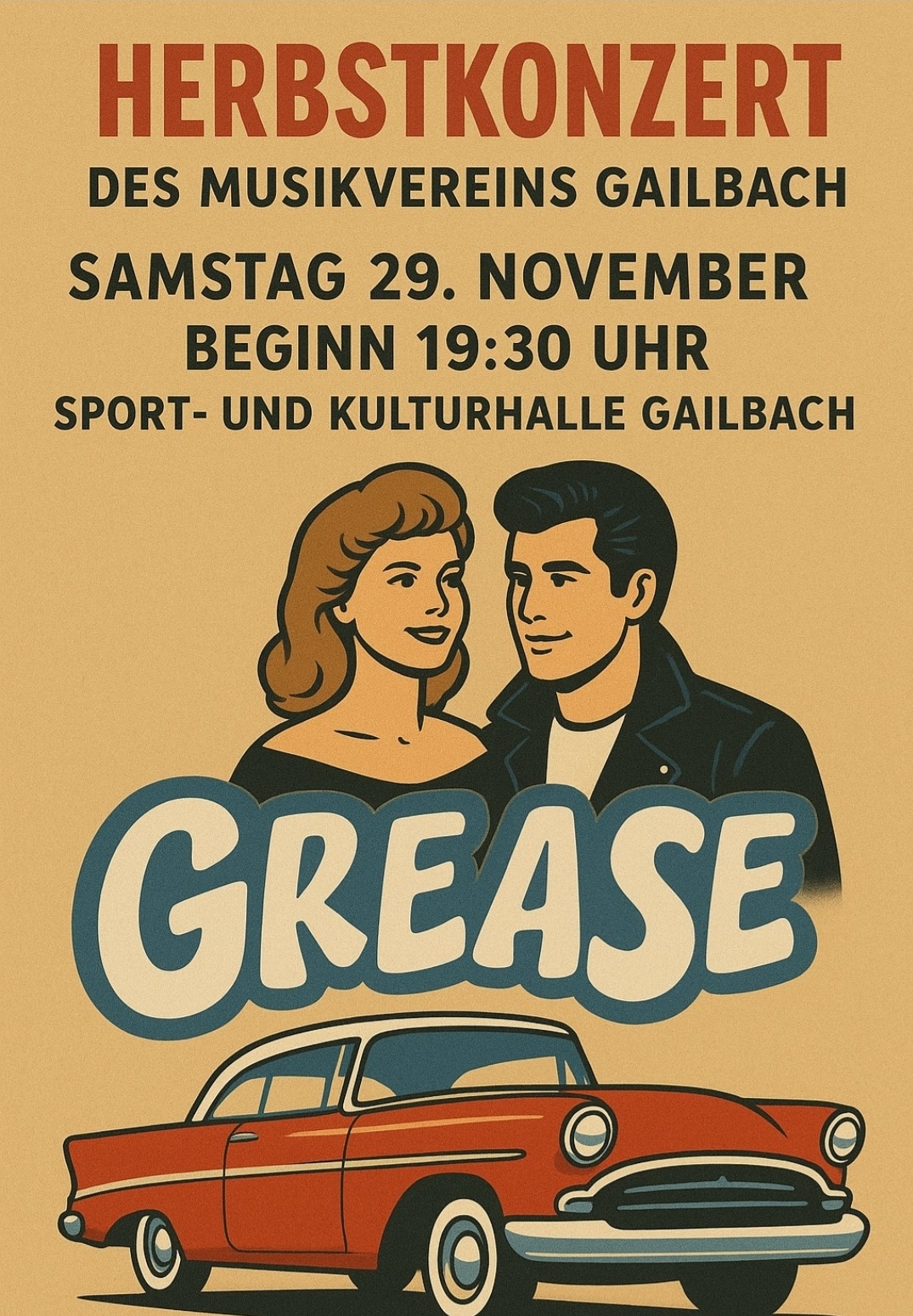 Musikverein Gailbach - Herbstkonzert - Grease